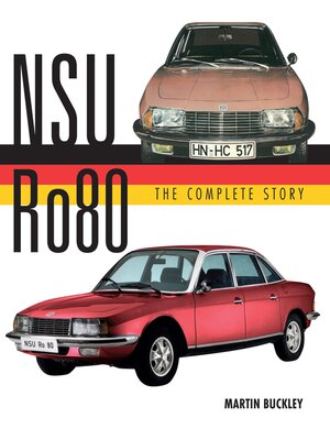 cover image of NSU Ro80--The Complete Story